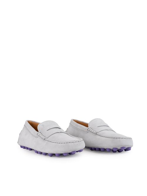 Mocassini con gommini Grigio/Viola TOD'S | XXW52K00010 RE0B215